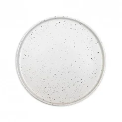 Plato Bajo 26cm White Dots Lugano