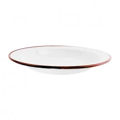 Plato Hondo Acero Esmaltado 24cm Bordeaux Ibili