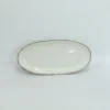 Plato Ovalado 19x9cm White Sand Lugano