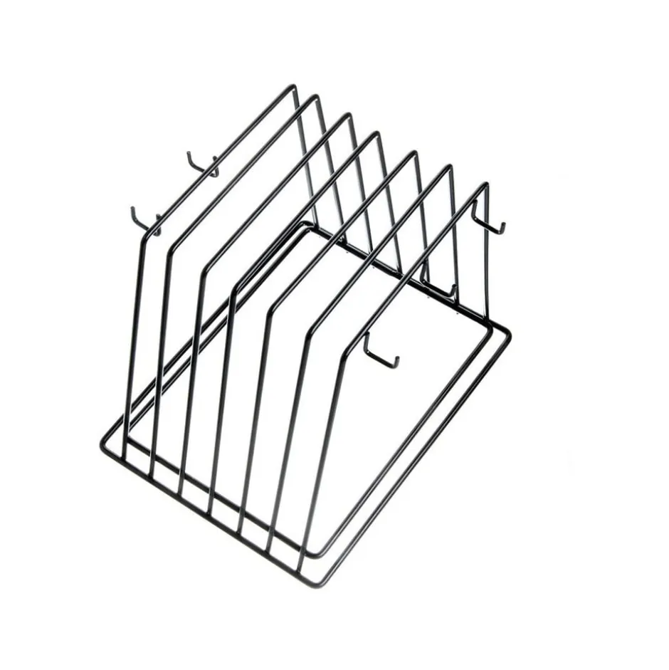 Rack Porta Bandejas y Tablas Negro Winco