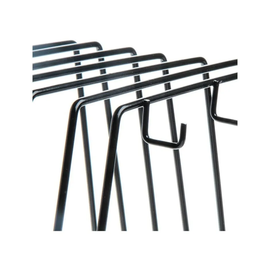 Rack Porta Bandejas y Tablas Negro Winco