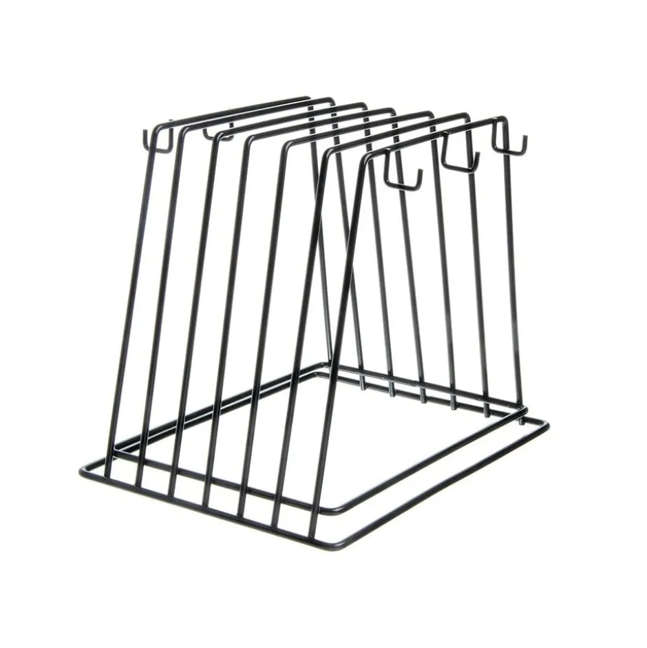Rack Porta Bandejas y Tablas Negro Winco