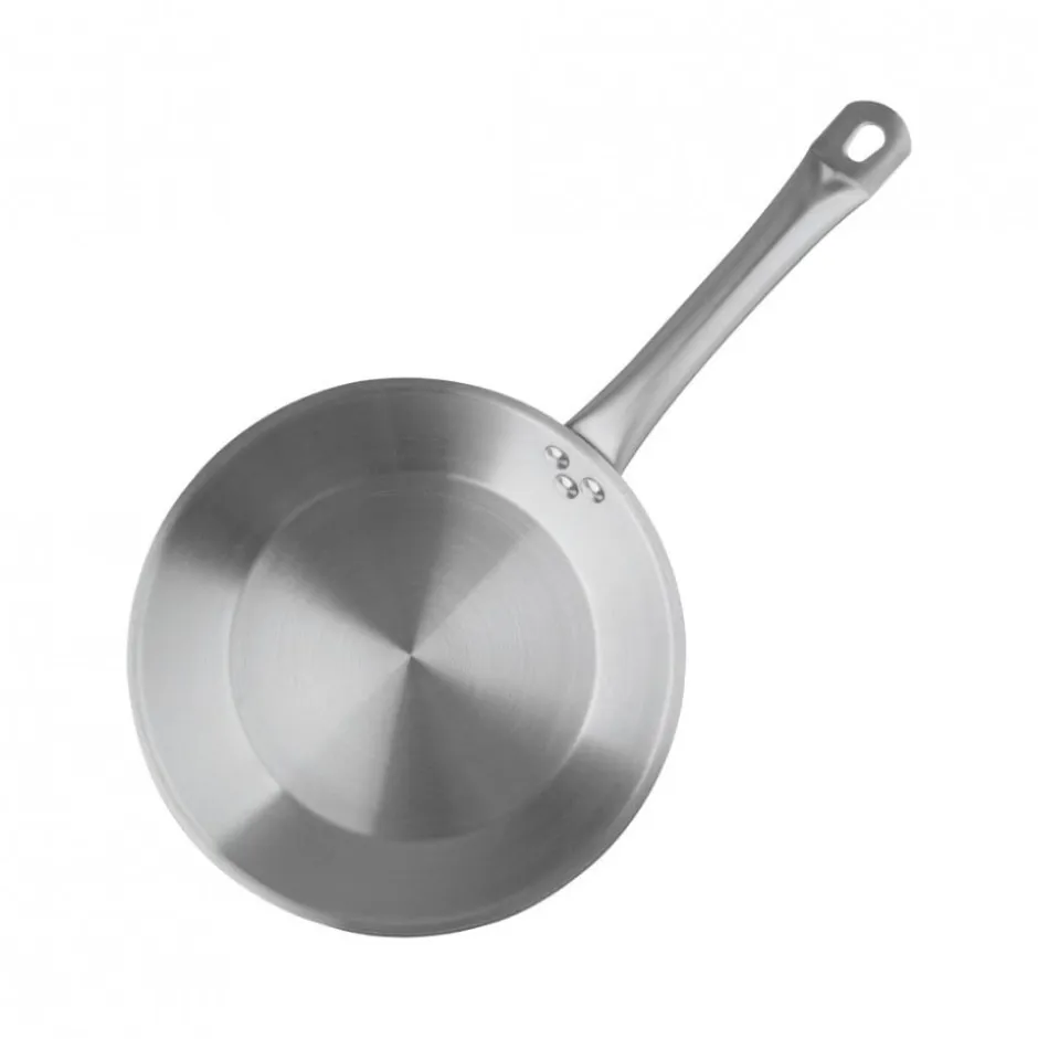 Sartén de Acero Inoxidable QTR 24 cm Wolfen