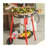 Set Andreu Paellera 46cm con Difusor y Soporte con Ruedas y Bandeja Certificado Garcima