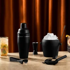 Set Bar 6pzs Negro Manhattan Ice Lugano