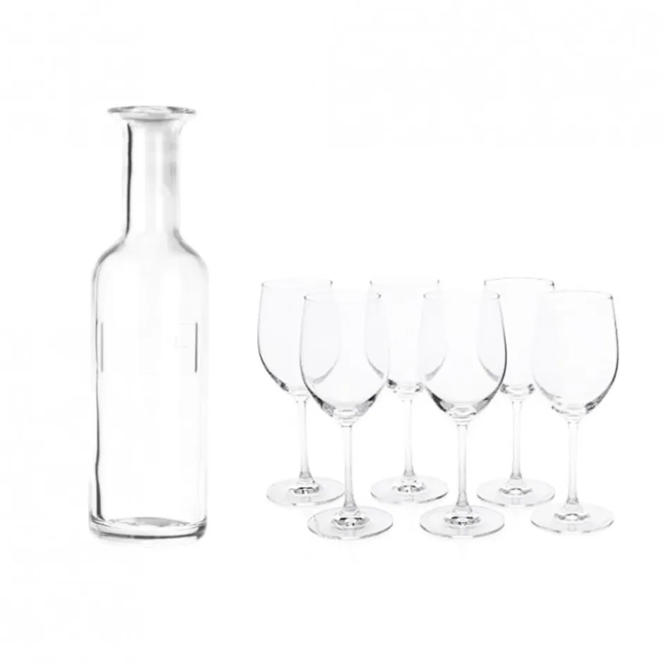 Set 6 Copas + Botella Somelier Luigi Bormioli
