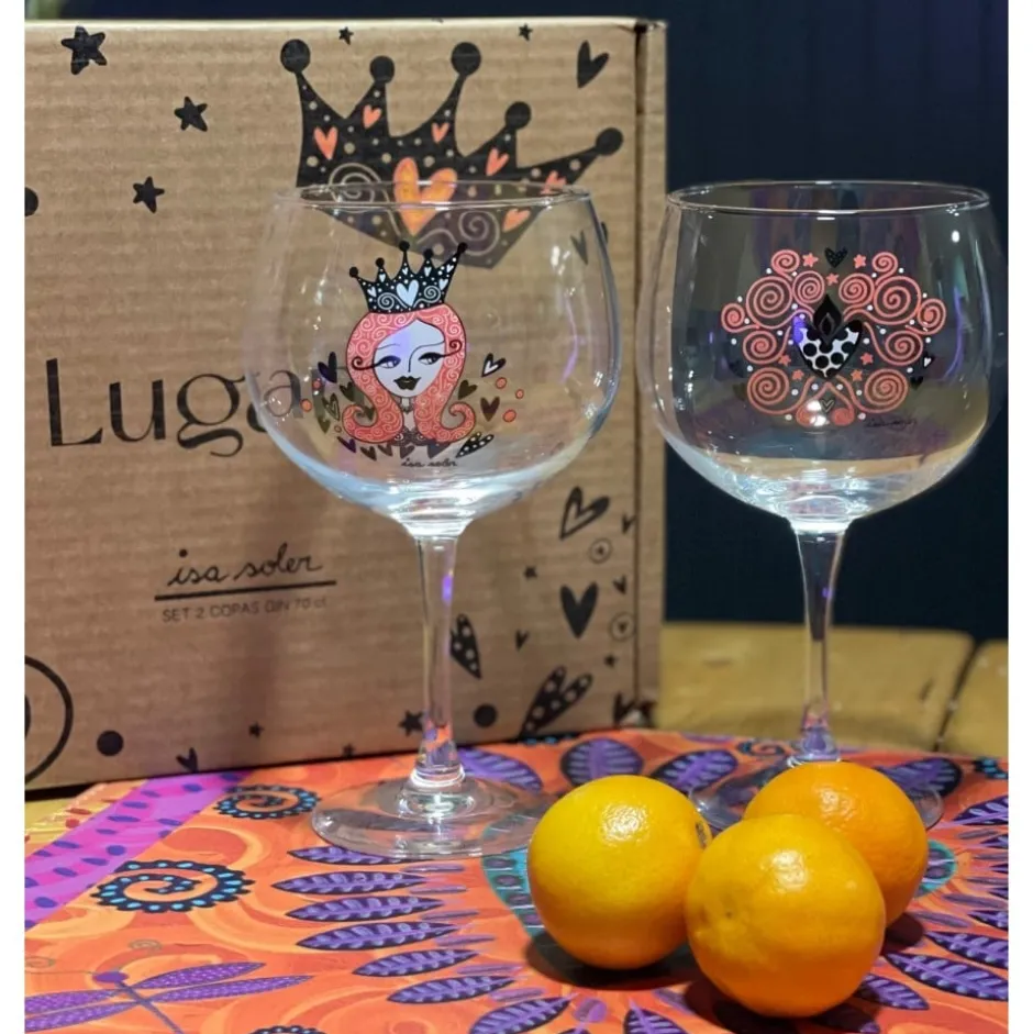 Set 2 Copas de Vino 480ml Isa Soler Lugano