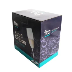 Set 6 Copas Flauta 190ml Friends FTA