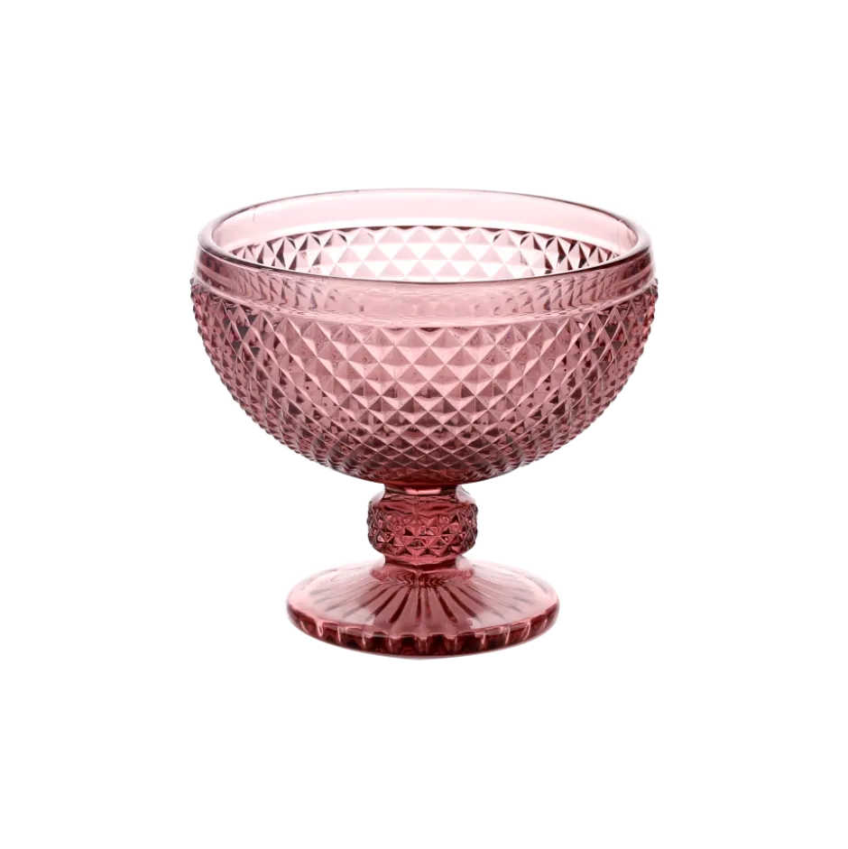 Set 4 Copas Helado 300ml Morado Mini Diamante Lugano