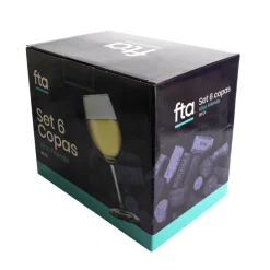 Set 6 Copas Vino 360ml Friends FTA