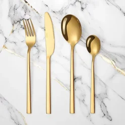 Set Cuberteria 24 Pzs Dorado Urban FTA