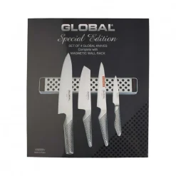 Set 4 Cuchillos con Barra Magnética G251 Global