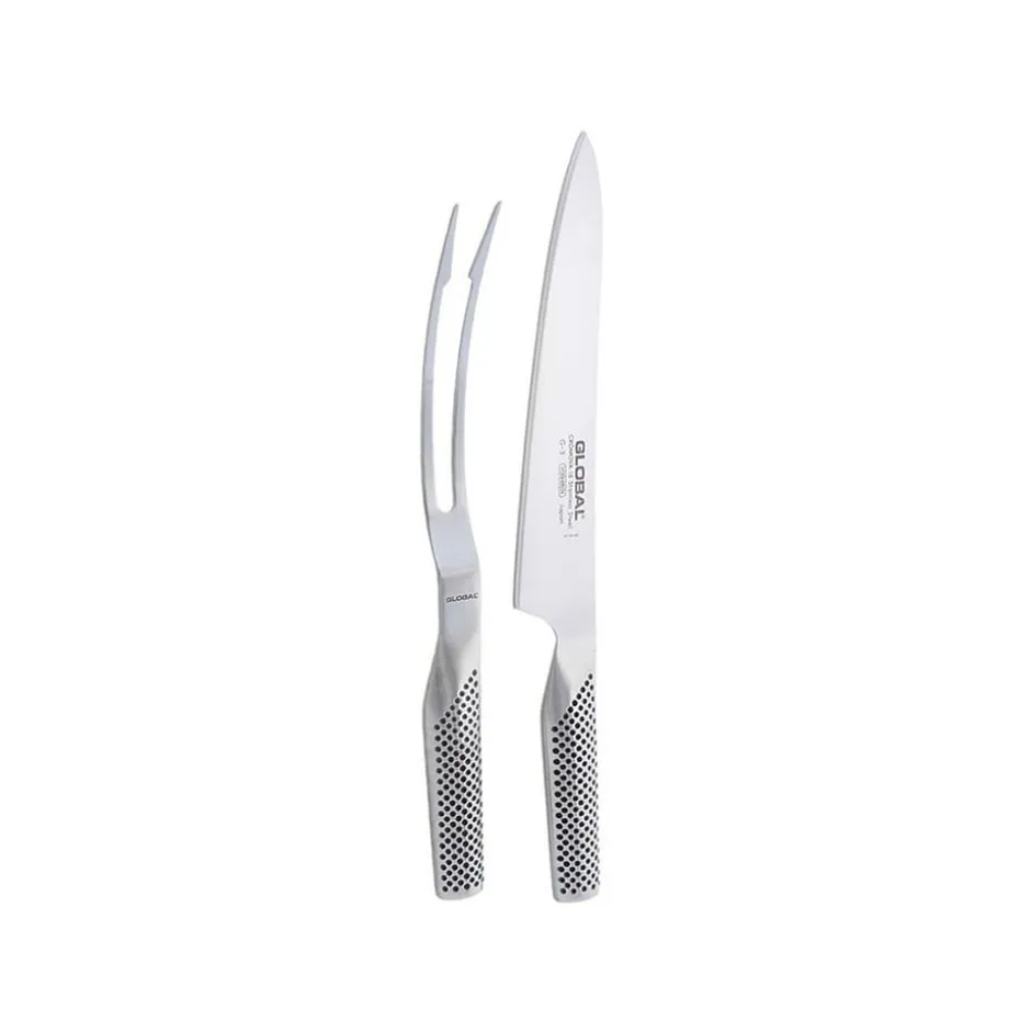 Set 2 cuchillos para asado Global g313