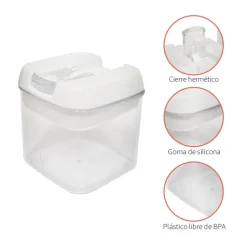 Set de 7 Contenedores Herméticos Transparente Simplit