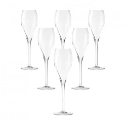 Set de 6 Copas Flauta 200ml Luigi Bormioli