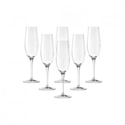 Set de 6 Copas Flauta 235ml Palace Luigi Bormioli