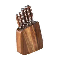 Set de cuchillos acero inoxidable Holz 5 piezas y Taco Simplit