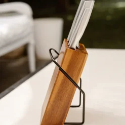 Set de 5 Cuchillos Stahl Acero Inoxidable y Taco Simplit