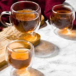 Set de 2 Tazas Doble Pared 80ml Borosilicato Bali Lugano