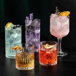 Set de 6 Vasos Altos 450ml Lines Broadway Lugano