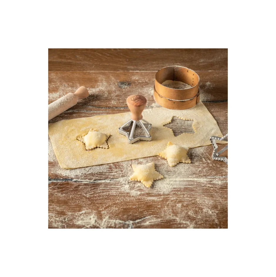 Set 2 Moldes Estrella y Flor para Galletas Marcato