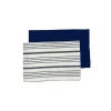 Set 2 Paños de Cocina con Líneas Azul FTA