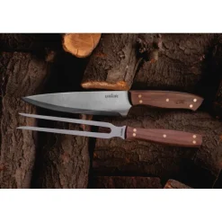 Set 2 Pc Tenedor Cuchillo Parrillero Kangkawe