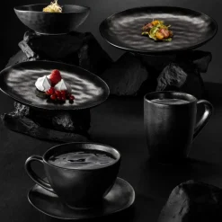 Set 6 Platos 20cm Carbón Lugano