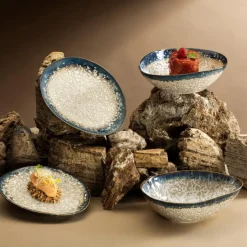 Set 6 Platos Oval 28x23,5cm Volcano Lugano