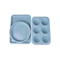Set Repostería 3 pzs Celeste Magnolia Roichen