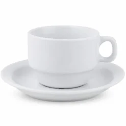 Set Taza Café 110cc y Platillo Robust FTA