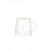 Set 2 Tazas Doble Pared 250ml Borosilicato Constelación Lugano