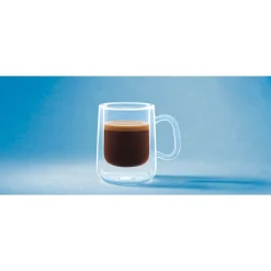Set 2 Tazas Doble Pared 100ml Colombia Thermic Glass Luigi Bormioli