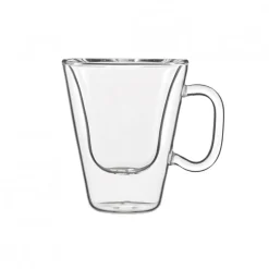 Set 2 Tazas Doble Pared 85ml Costa Rica Thermic Glass Luigi Bormioli