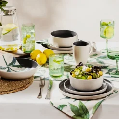 Set Vajilla 20 piezas Olive Lugano