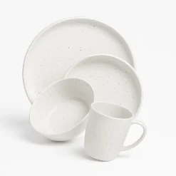 Set Vajilla 24 piezas White Dots Lugano