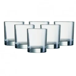 Set 6 Vasos Whisky Bajo 300ml Islande Arcoroc