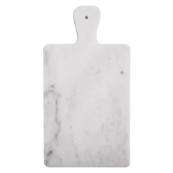 Tabla Rectangular con Mango 34x18cm Mármol Lugano