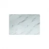 Tabla Rectangular 36x25cm White Marble Contour