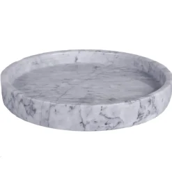 Tabla Redonda 25x3cm Marmol Lugano