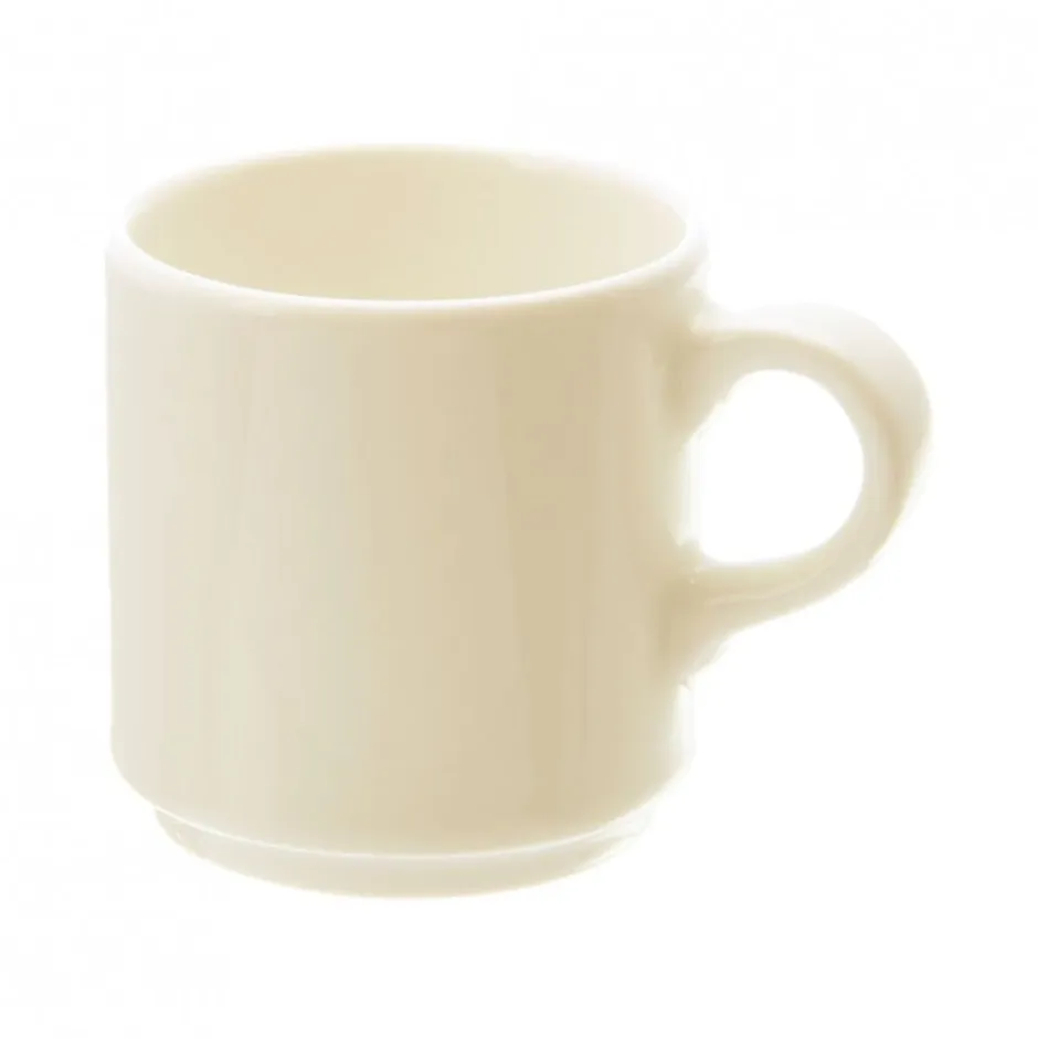 Taza Café 90ml Apilable Ivory Prime Ariane
