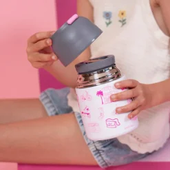 Termo Comida Barbie Fun + Cuchara 450ml Acero Inox UMA
