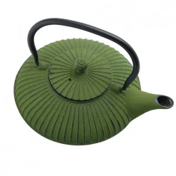 Tetera Hierro Fundido 0.78L Oriental Verde Ibili