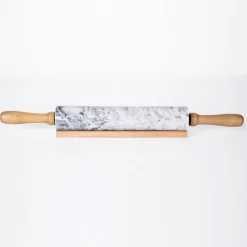 Uslero de Mármol con Base de Madera Lugano