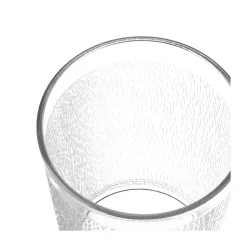 Vaso de Whisky Bajo Policsan Empedrado 270ml Wolfen