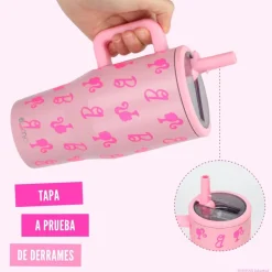 Vaso Térmico Tumbler Mug Barbie Vibes 590ml Acero Inox UMA