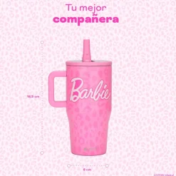 Vaso Térmico Tumbler Mug Barbie Print 590ml Acero Inox UMA