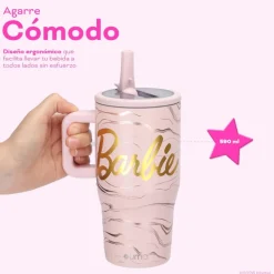 Vaso Térmico Tumbler Mug Barbie Dreams 590ml Acero Inox UMA
