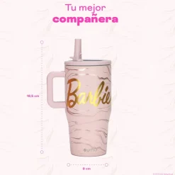 Vaso Térmico Tumbler Mug Barbie Dreams 590ml Acero Inox UMA