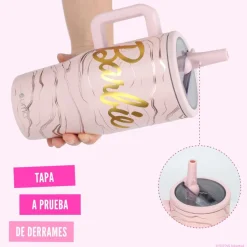Vaso Térmico Tumbler Mug Barbie Dreams 590ml Acero Inox UMA